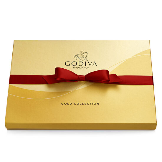 Extended 1 Day 50% OFF Assorted Chocolate Gold Gift Box, Red Ribbon, 36 pc. Reg $59 Sale $29.50