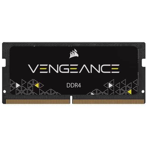 Corsair Vengeance SODIMM 32GB (1x32GB) DDR4 3200MHz CL22 Memory for Laptop/Notebooks (Intel 11th Generation Core Processors Support) Black CMSX32GX4M1A3200C22 $79.99