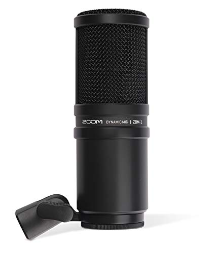 Zoom Dynamic Microphone for Podcasts, Voice-Overs, Interviews, Vocals, and More, High SPL Capability, Sturdy Metal Body, and Large Diaphragm $39