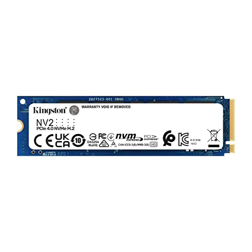 Kingston NV2 500G M.2 2280 NVMe Internal SSD | PCIe 4.0 Gen 4x4 | Up to 3500 MB/s | SNV2S/500G $34.99