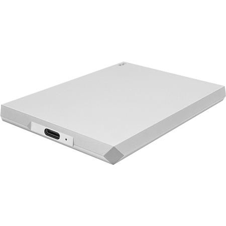 LaCie  4TB USB 3.0 Type-C Mobile Drive, Moon Silver $119.99