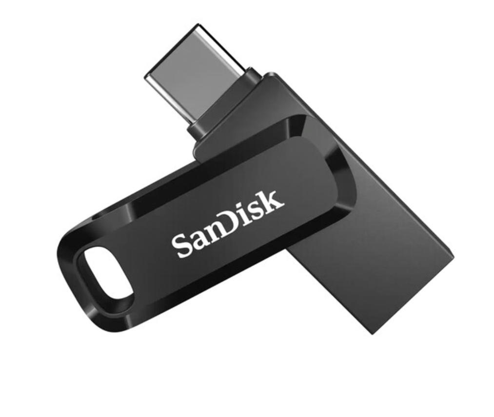 SanDisk 256GB Ultra Dual Drive Go 2-in-1 Flash Drive (Black) $22.79