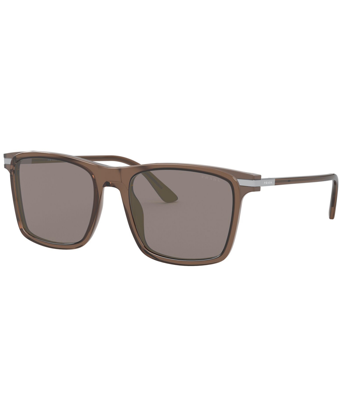 Prada Men's Sunglasses BROWN/GREY 0PR 19XS $188.50