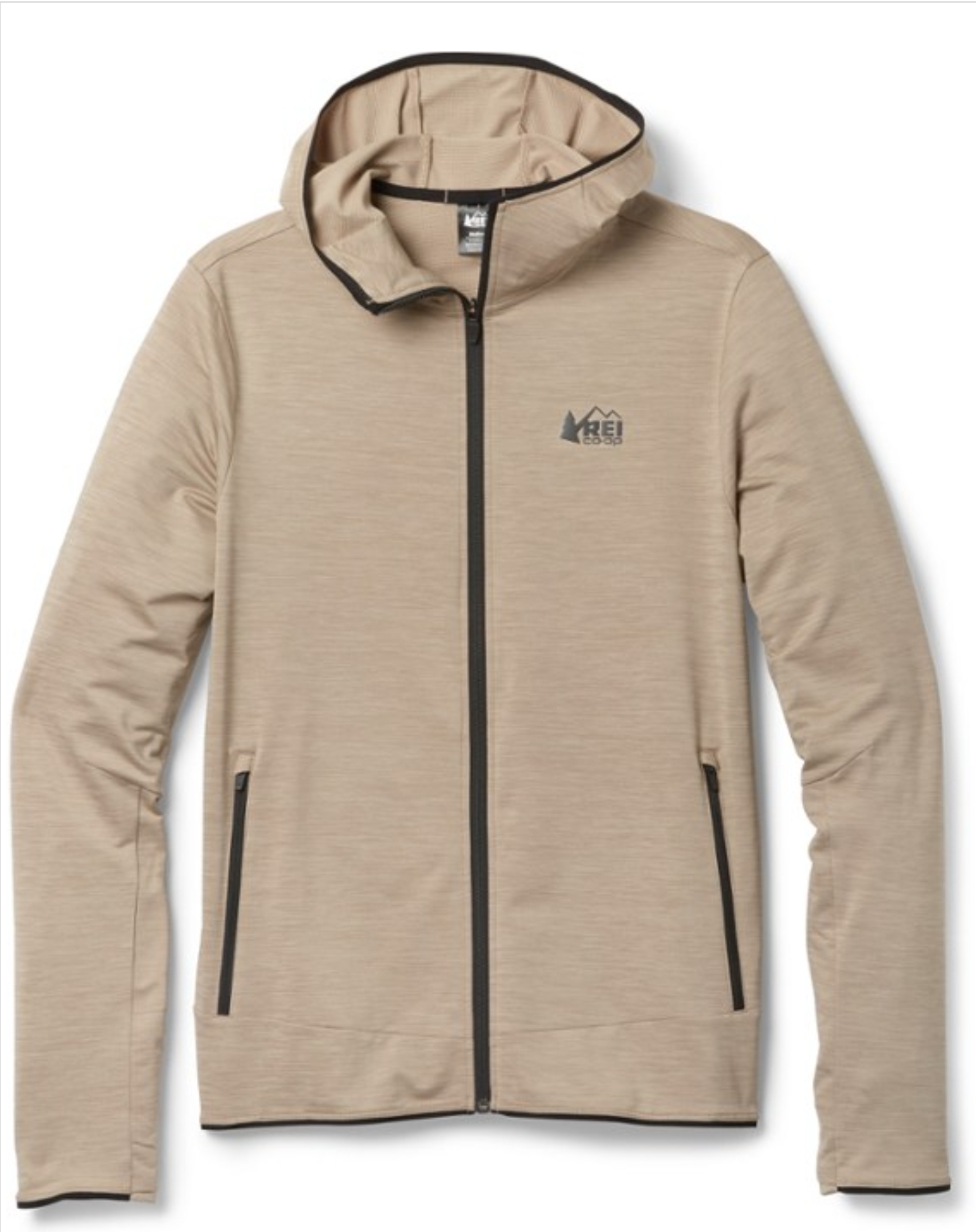 REI Coop Active Pursuits FullZip Hoodie Men's Color Washed Stone