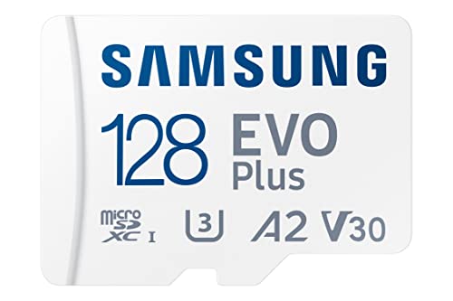 SAMSUNG EVO Plus w/SD Adaptor 128GB Micro SDXC, Up-to 130MB/s, Expanded Storage $14.79