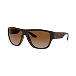 Prada Linea Rossa Men's Polarized Sunglasses BROWN Ps 08VS 59 $150.50