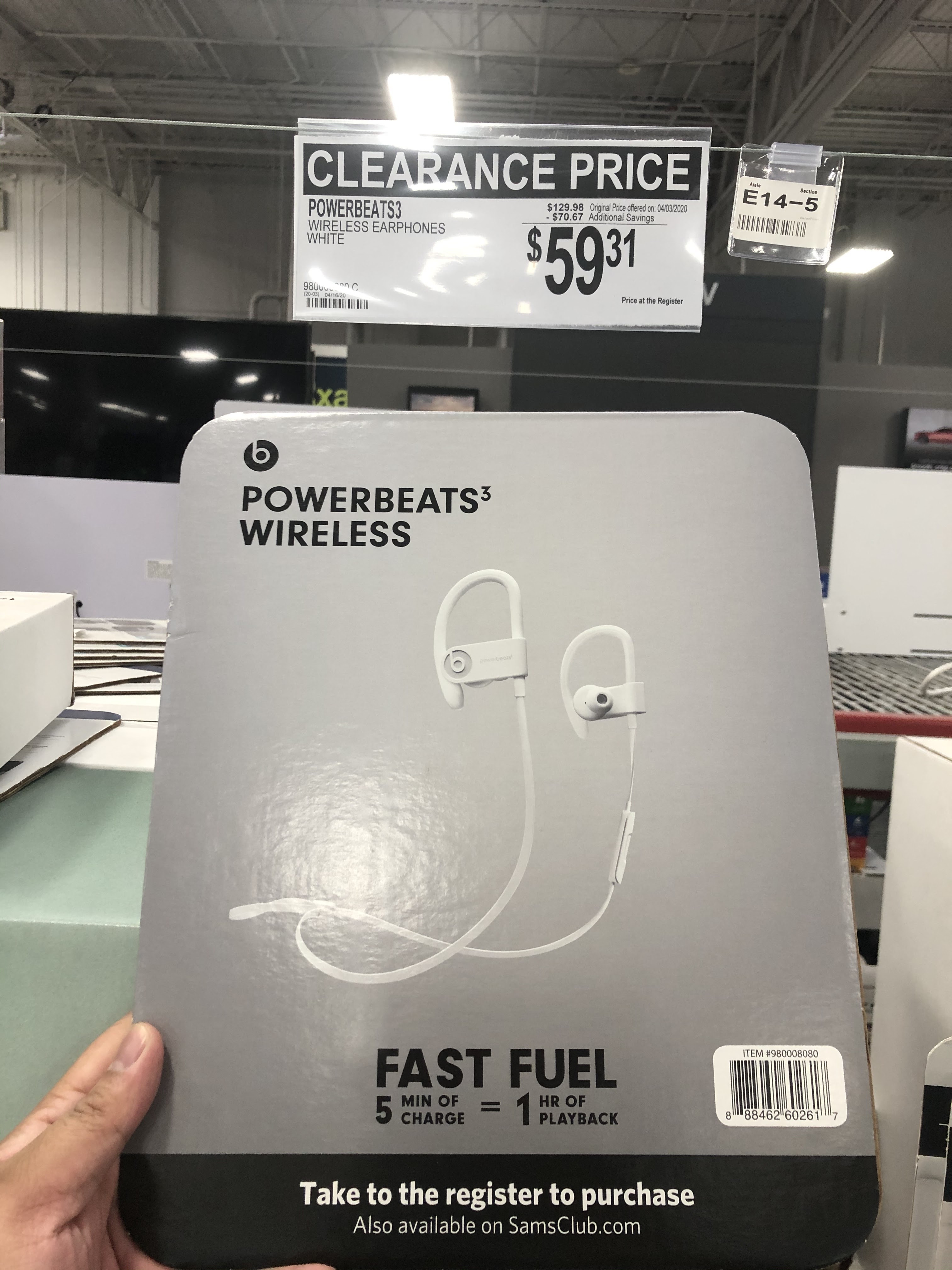 Powerbeats 3 Wireless Headphones 59 31 Sams B M Clearance Ymmv