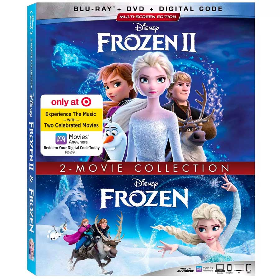 Frozen 2-Movie Collection (I & II),Target Exclusive, Blu-ray + DVD + Digital $11.99 YMMV