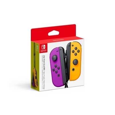 Nintendo Switch Joy-Con L/R - Neon Purple/Neon Orange - $55.99