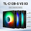 Thermalright 120mm CPU/Case Fan TL-C12B-S v3 ARGB Black 1500RPM 4pin PWM S-FDB Bearing (3 -Pack) $11.90 shipped Amazon Prime