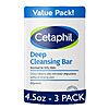 Cetaphil 3-pack Bar Soap Deep Cleansing Face and Body $6.22 shipped Amazon.com S&amp;amp;S