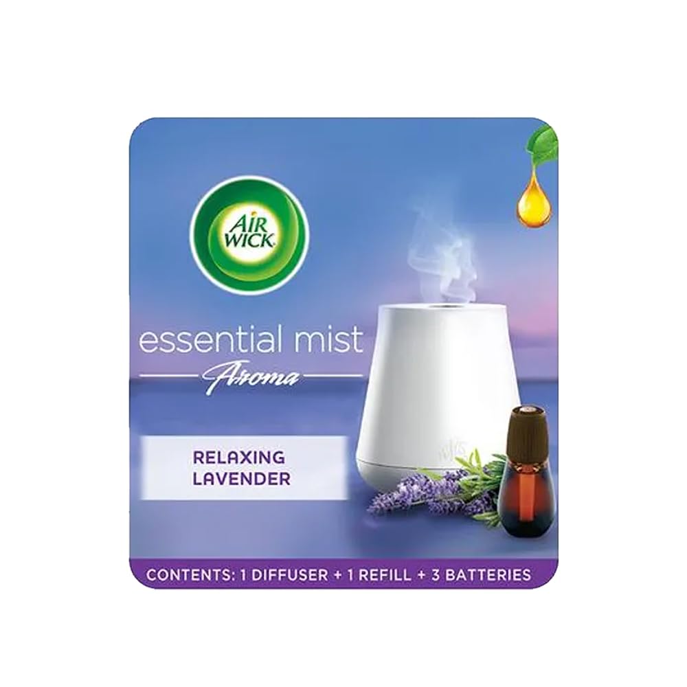 Air Wick Essential Mist Starter Kit, Diffuser + 1 Refill, Lavender and Almond Blossom, Air Freshener, Essential Oils $6 shipped Amazon Prime
