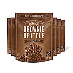 Sheila G's Brownie Brittle – Original Chocolate Chip Thin and Crispy Sweet Snacks (6-pack 5oz) Rich Gourmet Dessert Bites $10.63 Amazon S&amp;S