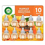 Air Wick Plug In Scented Oil Refill,Hawaii Exotic Papaya &amp; Hibiscus Flower 10-pack $14.87 shipped Amazon.com S&amp;S