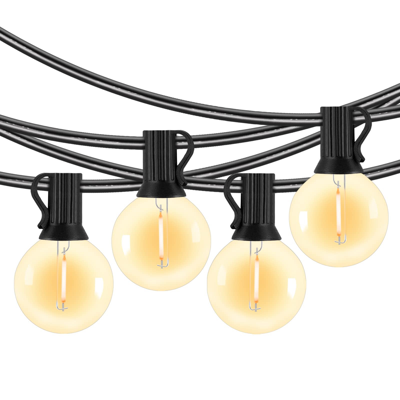 VMANOO Outdoor String Lights 27Ft Patio Lighting 13 G40 LED Bulbs UL