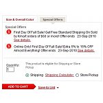 Kmart: 5-15% off almost everything + FREE shipping over $60 - Today Only! (9/22/10)