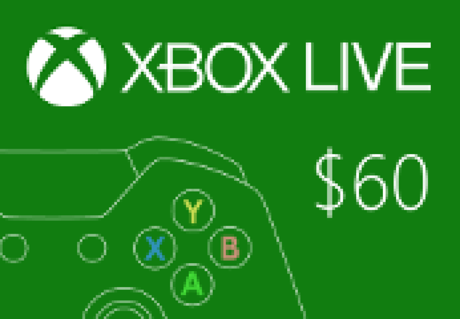 $60 Xbox Gift Card (Digital Delivery) $45