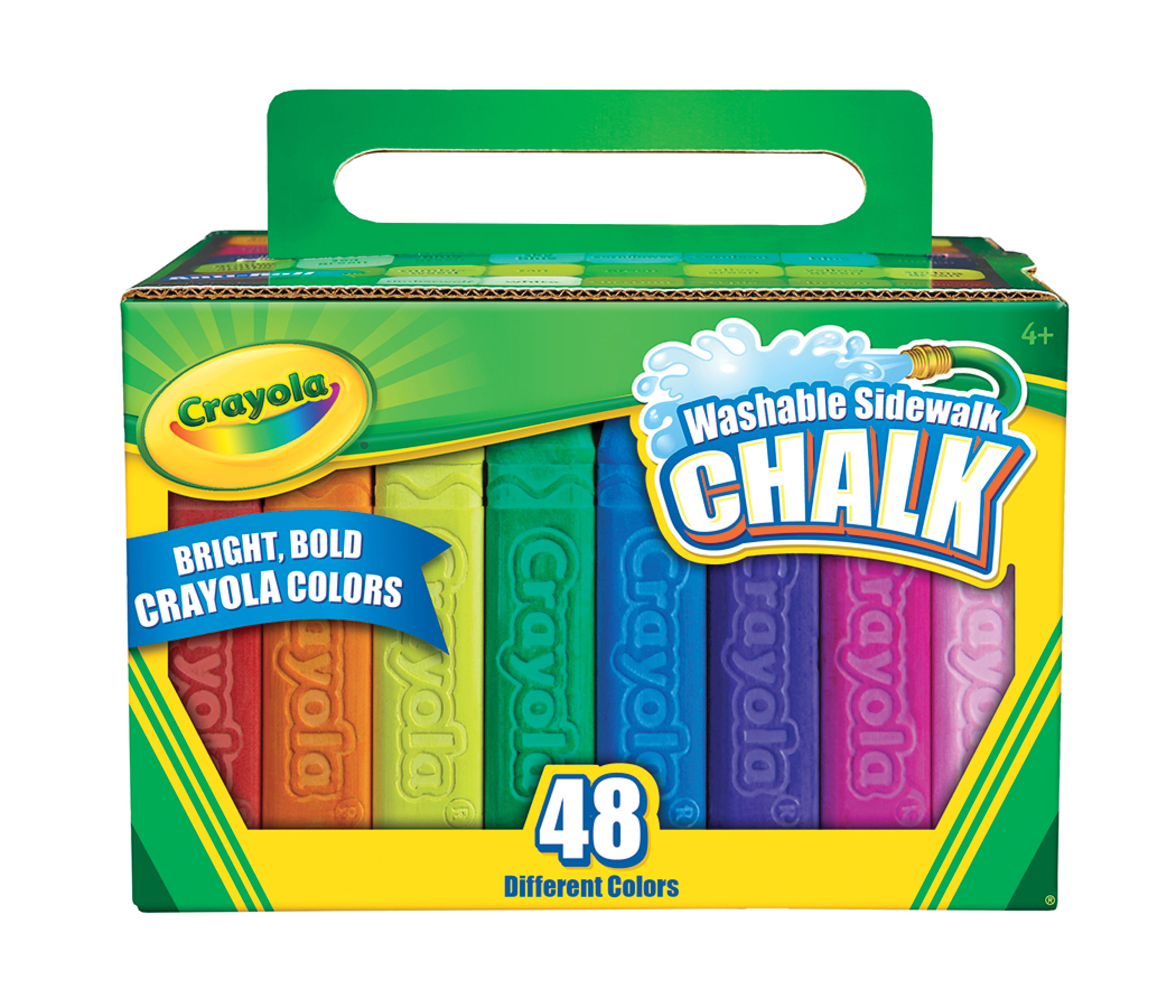 48-Color Crayola Washable Sidewalk Chalk Set $3.70 + Free S&H w/ Walmart+ or $35+