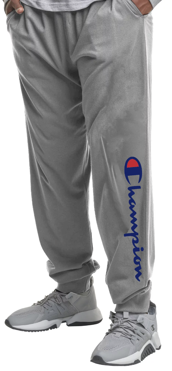 Champion Men's Big & Tall Powerblend Graphic Script Logo Fleece Jogger Pants - $11.00 + Free S&H w/ Walmart+ or $35+