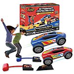Stomp Rocket Dueling Stomp Racers, 2 Toy Car Launchers and 2 Air Powered Cars with Ramp and Finish Line $24.99 + free shipping w/amazon prime