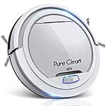 Pure Clean Robot Vacuum Cleaner - Pet Hair Allergies Friendly Robotic Home Cleaning for Carpet Hardwood Floor - $49.99 + Free Shipping