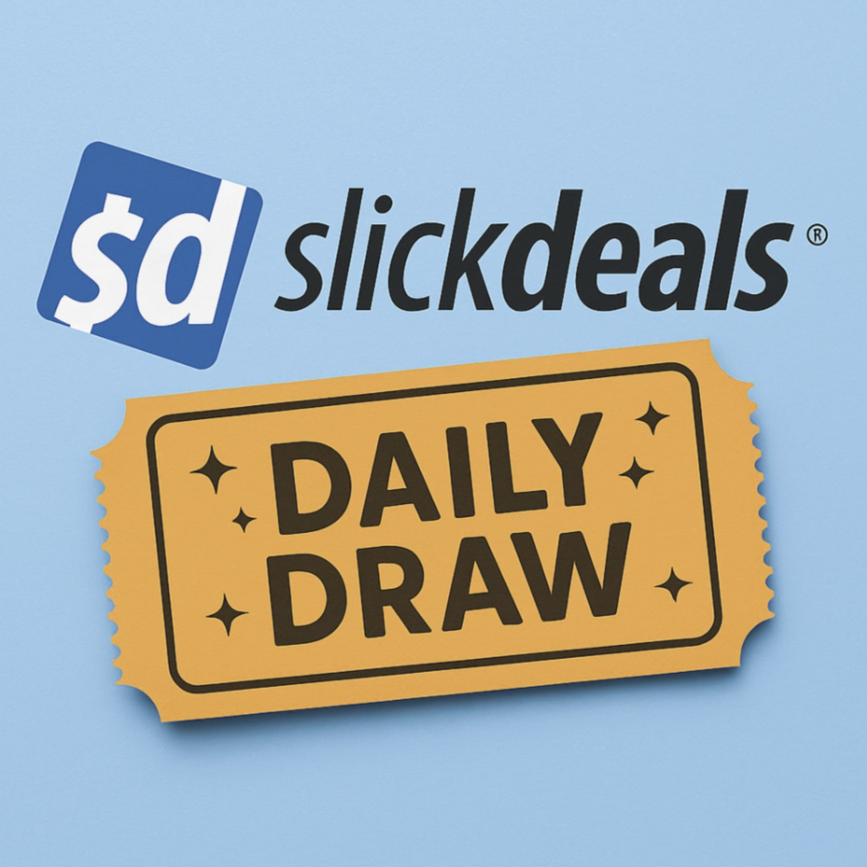 Slickdeals Daily Draw Giveaway – Enter Now for a Chance to Win! (See Official Rules)