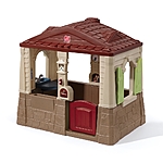 Step2 Neat &amp; Tidy Cottage II Brown Playhouse Plastic Kids Outdoor Toy - $156