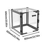 Fysetc 3D Printer Enclosure with Acrylic and Aluminum Frame, Fits BambuLab A1 etc., 19.3x18.9x18.7in, with Code $120