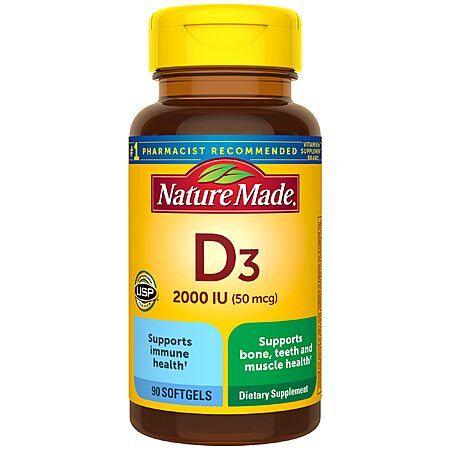 Nature Made Vitamin D3 Just $2.79 with S&S!