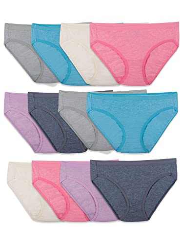 12 Pack Assorted Colors Fruit of the Loom Women's Beyondsoft Underwear $15.60