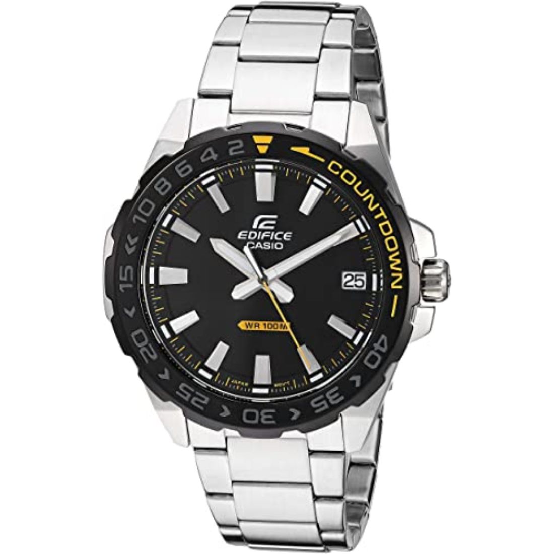 Casio Men's Edifice Stainless Steel Watch EFV120DB-1AV $26.49