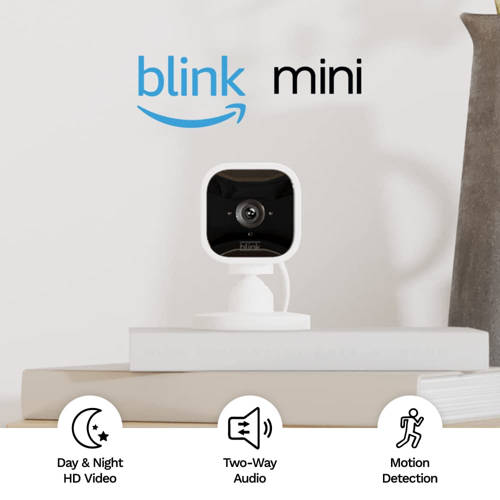 Blink Mini – Compact indoor plug-in smart security camera $17.5