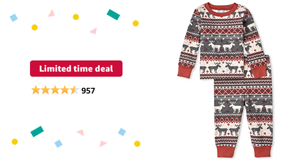 Family Matching Christmas Holiday Pajamas Sets as Low as $7.80 each (74% off) for Amazon Prime members, depending on size & pattern