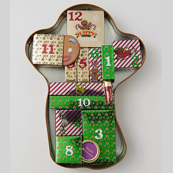 Revolution Beauty x Shrek 12 Days Of Gingy Advent Calendar Gift Set 60