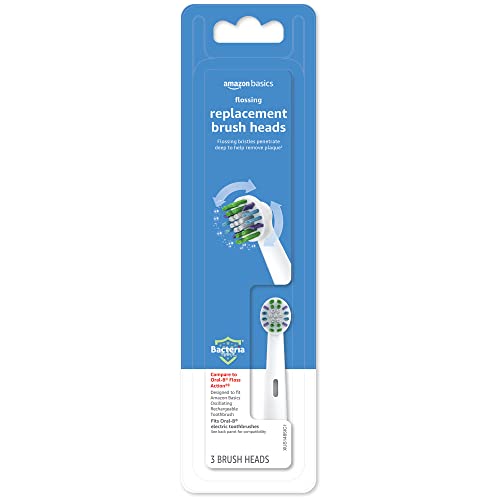 Amazon Basics Flossing Replacement Brush Heads ( 3 Count 1 Pack ) $12.21