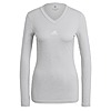 adidas Women's Team Base LS T-Shirt (Team Light Grey) $6 + Free Shipping