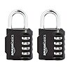 2-pack Amazon Basics 4-Digit Combination Padlock (Black) $5.92 + Free Shipping w/ Prime or on $35+