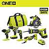 6-Tool Ryobi ONE+ 18V Cordless Combo Kit w/ 1.5Ah + 4.0Ah Batteries &amp;amp; Charger $199 + Free Shipping