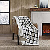 50&amp;quot; x 60&amp;quot; Eddie Bauer Coral Creek Plush Reversible Sherpa Blanket (Bunkhouse Plaid Gray) $8.99 + Free Shipping on $35+