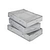 3-Pack Honey-Can-Do Under Bed Fabric Storage Container Bags (Grey, 34&amp;quot; x 17.9&amp;quot; x 5.9&amp;quot;) $8.99 + Free Shipping w/ Prime