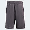 adidas Men's Train Essentials Piqu&eacute; 3-Stripes Training Shorts (Grey Five/Black) $9.50 + Free Shipping