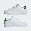 adidas Kids' Advantage Base 2.0 Shoes (Cloud White/Green) $19.20 + Free Shipping