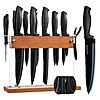 15-pc Kitchen Knife Set w/ Acrylic &amp;amp; Wood Block $14.99 + Free Shipping w/ Prime or on $35+