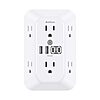 6-Outlet Addtam Surge Protector Outlet Extender w/ 4 USB Ports (2x USB-C) $7.99 + Free Shipping w/ Prime or on $35+