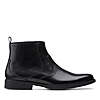 Clarks Men's Whiddon Zip Ankle Leather Boots (Black) $38.50 + Free Shipping