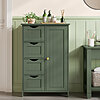 Beachcrest Home Manhattan Storage Cabinet w/ 4 Drawers &amp;amp; Adjustable Shelf (Green) $70.99 &amp;amp; More + Free Shipping