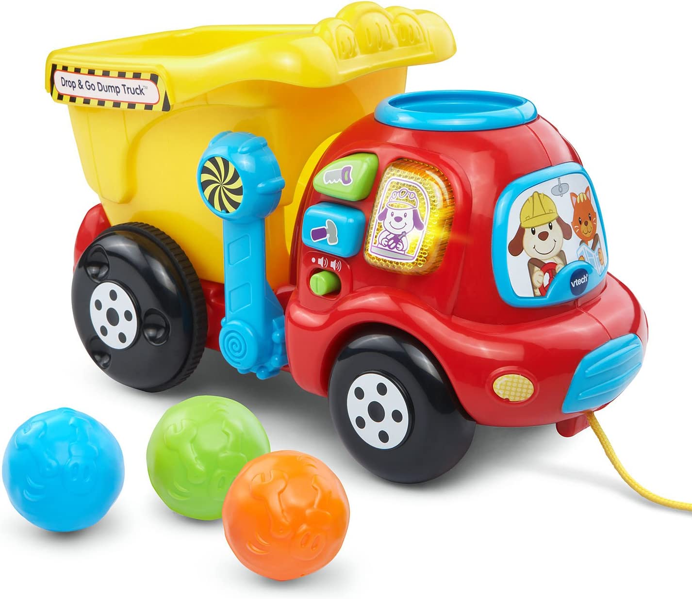 VTech Drop and Go Dump Truck (Yellow) $8 + Free Shipping w/Amazon Prime or Orders $25+