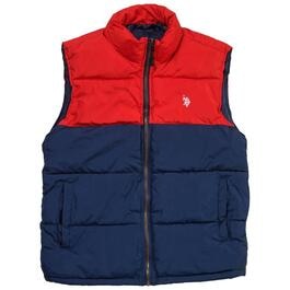 U.S. Polo Assn. Men's Color Block or Solid Signature Puffer Vest (Various Colors) $16 + Free Shipping on orders $59+