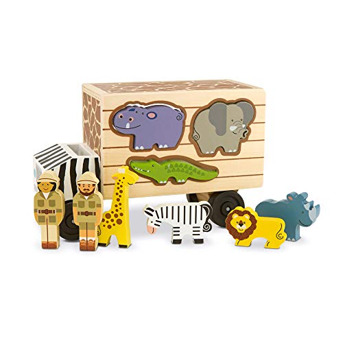 Melissa & Doug Animal Rescue Shape-Sorting Wooden Truck w/ 7 Animals & 2 Play Figures $16.06 + Free Shipping w/ Prime or on orders $25+