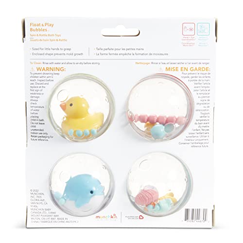 4-Pc Munchkin Float & Play Bubbles Baby & Toddler Bath Toy $9.40 + Free Shipping w/ Prime or on $25+